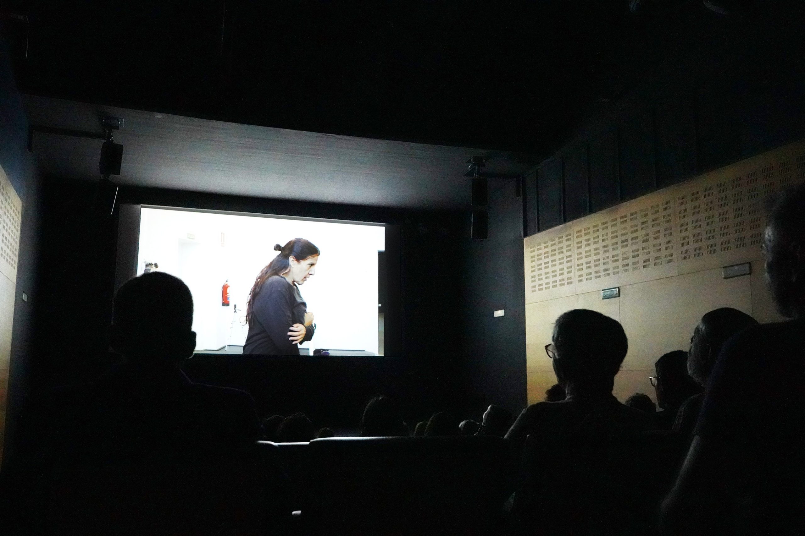 Proyección del documental Las Tribulaciones de María en la sala Josefina de la Torre del Teatro Cuyás